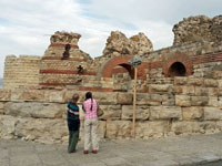 Martin and Jane at Roman Fort