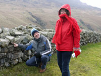 Martin & Kate at Hard Knot Roman Fort