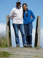 Steve & Jane on the coast