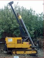 Pile Driving on site